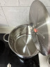 双立人（ZWILLING）蒸锅二层不锈钢汤锅蒸笼蒸格燃气灶可用蒸煮锅蒸鱼锅大容量28cm 实拍图