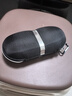 MINCITY 大号拉链眼镜盒 抗压EVA太阳眼镜拉链盒银白条带铝挂钩 黑色+眼镜布+清洁液 大号 实拍图