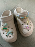 卡骆驰（crocs）男女泡芙洞洞鞋户外休闲时尚厚底一脚蹬沙滩鞋 207521-2Y2 36-37 实拍图
