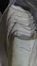仙女课代表 白色袜子女中筒袜棉袜无骨袜月子袜纯色堆堆袜日系长袜 米白色5双装 均码 实拍图