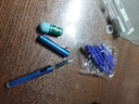 英雄（HERO） 热可擦钢笔 369正姿小学生三年级练字热敏易可擦摩男女初学者墨水笔 F尖 炫彩变色蓝 实拍图