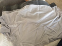 金三塔商场同款男士内裤100%桑蚕丝舒适亲肤速干大码平角真丝内裤男 灰蓝 1条 2XL 实拍图