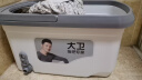大卫旋转拖把原装配件一套新V聚能杆+第三代塑料把盘（白色）D9适用 实拍图