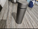 名创优品（MINISO）保温杯316不锈钢水杯男女士学生杯子大容量茶杯便携400ml 真空灰 实拍图