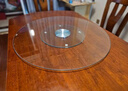 卓博餐桌转盘钢化玻璃转盘圆桌饭桌桌面转台BZP1-68cm 实拍图