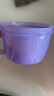 特百惠（Tupperware）微波460ml可加热水晶汤碗水果碗 学生上班族便携饭盒单个装冰沙紫 实拍图