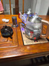 开品 煮茶器双壶上水底部全自动上水 感应续水电热烧水壶 家用茶台烧水消毒双上水 嵌入式茶几茶桌一体 1L 双壶上水 20X37CM三壶款式 桶水款 实拍图