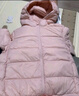 巴拉巴拉童装儿童羽绒服两件套男童女童宝宝冬装连帽外套 红白色调00361 140 充绒量52g 实拍图