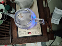 茶皇子全自动底部上水电热水壶茶台茶桌烧水壶玻璃烧水煮茶一体电磁炉茶具套装嵌入式茶艺炉自吸抽上水壶 1L 升级款高贵金 20X37CM 实拍图