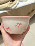 粉蓝蝴蝶结陶瓷碗家用吃饭碗ins高颜值釉下彩餐具甜品碗汤碗面碗 蝴蝶结4.5英寸碗1个 实拍图