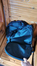 袋鼠双肩包男士背包大容量行李旅游包学生书包女初中商务笔记本电脑包 黑色配蓝标 实拍图