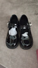 富罗迷女童皮鞋春秋季时尚透气小女孩公主鞋校园演出礼服鞋 黑色 34  实拍图