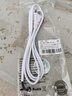 广昌兴（G.C.X）国标电源线两芯裸尾带插头两项孔220V10a电器自接线电气设备内配线2芯0.75平方铜 白色 1.5米 实拍图
