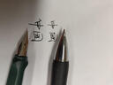 高颜值复古小学生儿童专用练字正姿钢笔男女生款可替换墨水墨囊黑色超细0.38硬笔书法 【1支】颜色随机发货 暗尖 0.38mm 【黑色】10支墨囊 实拍图