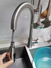 摩恩（MOEN）304不锈钢水龙头厨房水槽洗菜洗碗盆 阳台洗衣洗手池防溅冷热龙头 拉丝抽拉厨房龙头 实拍图