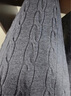 优衣库女装可机洗纽花针织连帽套头衫/25秋冬新款478871 06 铅灰色 2XL /165/100 实拍图
