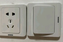 西门子（SIEMENS）开关插座 一开单控面板 86型暗装面板 远景雅白色5TA02011CC1 实拍图