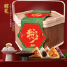 阳茗一世 粽子礼盒9粽4鸭蛋1500g 端午节福利含蛋黄鲜肉粽素粽 竹篮粽礼 实拍图