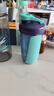 贝瑟斯摇摇杯运动健身水杯蛋白粉搅拌杯奶昔杯子代餐杯瑶瑶杯680ML蓝色 实拍图