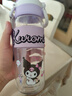 Hello Kitty小学生水杯高颜值塑料杯子男女儿童上学专用运动水杯双饮杯600ml 实拍图