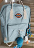 Dickies双肩包DK背包女士迷你小书包电脑包初高中学生可爱休闲背包旅行包 大号水洗蓝 实拍图