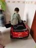 HF儿童电动车四轮汽车可坐人可遥控摇摆男女孩宝宝玩具童车充电礼物 中国红【遥控+大电瓶+蓝牙音乐】 实拍图
