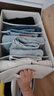 登比布艺收纳箱衣服棉被整理箱玩具衣物储物箱百纳箱 米色100L2只装 实拍图
