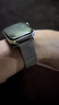 码仕适用华为fit3/4/4pro手表表带米兰尼斯磁吸扣夏天watch fit3/4手环防水运动腕带银色 实拍图