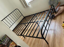 L&S 床铁艺床欧式铁架床时尚双人床简约卧室出租房宿舍龙骨床架 YC09 黑色1.2*2m（质量升级） 实拍图