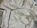 三利五星级酒店浴袍女纯棉吸水速干成人家居浴衣男秋冬长款浴巾白色 M 实拍图