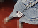 杰克·琼斯（JACK&JONES） 秋潮纽扣腰头水洗磨白做旧抓痕弹力修身牛仔长裤男225132135    实拍图