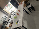 全品屋岩板餐桌家用4-6人小户型桌椅组合长方形现代简约吧台吃饭大桌子 【12MM厚】哑光雪山白 送货入户 120cm 【宽70CM】单桌子 实拍图