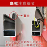 优悦居隐形纱窗定制防蚊虫伸缩推拉式卫生间铝合金外开窗纱窗网自装沙窗 灰色+缓冲+304不锈钢 实拍图