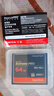 闪迪（SanDisk）64GB CF（CompactFlash）内存卡 UDMA-7 至尊极速存储卡 读速120MB/s 写速85MB/s 单反相机内存卡 实拍图
