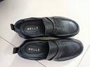 百丽男鞋商务正装皮鞋商场同款舒适真皮套脚乐福鞋7WM01AM3 黑色 42 (260mm) 实拍图