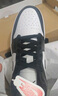 耐克乔丹女子轻便AJ1板鞋冬季平底低帮刺绣运动鞋JORDAN DC0774 101白色/黑/白色 42.5 实拍图