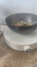 SSN小炒锅1-2人小铁锅小锅铸铁炒菜锅一人食用炒锅小号无涂层辅食锅 实拍图