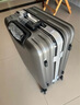 普森雅德国工艺20英寸行李箱登机拉杆箱十大品牌学生大容量旅行密码皮箱 深灰色【加厚铝框款+USB充电】 20英寸 【国际登机款，顺丰发货】 实拍图