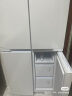 东芝（TOSHIBA）450白珍珠【高容全嵌】十字四开门60cm超薄零嵌入制冰一级能效风冷无霜对开国家补贴家电换新冰箱 GR-RF450WI-PM151荧纱白 实拍图