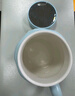 贝瑟斯马克杯陶瓷咖啡杯情侣杯猫猫创意礼物早餐杯泡茶蓝色带盖水杯子 实拍图