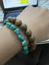 曼阿丽天然绿檀手串野生老料天然女款手链男款檀木盘珠文玩檀香佛珠串珠 【秒沉水】百木级老绿檀10MM手串 实拍图