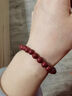 福进家正品朱砂手串护身符紫金砂转运本命年生日礼物帝王砂男女手链情侣 真品紫金砂-4MM【附鉴定证书】 实拍图