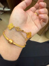 周生生【细绳】黄金色手绳 Charme串珠配绳3mm细版手绳不锈钢绳 W19 实拍图