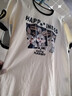 真维斯（JEANSWEST）t恤女夏季装新款纯棉短袖上衣服女装宽松撞色休闲慵懒风正肩半袖 米藏青 兔子三连拍 L 实拍图