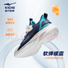 鸿星尔克（ERKE）童鞋男女童密网跑鞋新品大小童运动鞋【鸣鸥】藏深蓝/法翠蓝34 实拍图