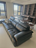 狄普全真皮牛皮意式现代大坐深头靠可调客厅曜夜黑2.8米沙发Ultra玉衡 实拍图