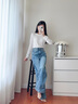 ONLY秋季休闲百搭松弛感高腰直筒牛仔裤女|124332043 J33 350水洗牛仔蓝 XS (155) 60A 实拍图