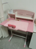 optalent儿童学习桌书桌小学生写字桌台男女孩子课桌椅套装简约组合可升降 勤学公主粉70cm桌面/多分区收纳 实拍图