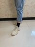 森馬男鞋2025秋季新款休闲百搭小白鞋子男士软底轻便厚底增高板鞋男款 米色 39 实拍图