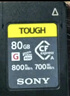 索尼（SONY）CF-A型内存卡适用于FX6/FX3/A7SM3/A7RM5/A7M4/FX30CFexpress Type A 存储卡读 800M/S G80T 实拍图